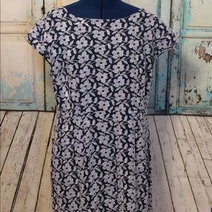 Old Navy Blue & White Cap Sleeve Dress Size 14